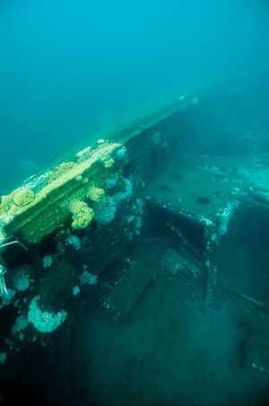 Wreck site of the USCGC Bedloe